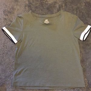 olive green tee